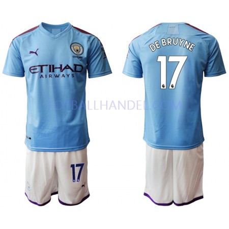 Barn Fotballdrakter Manchester City DE BRUYNE 17 Hjemme 2019-20 Kortermet